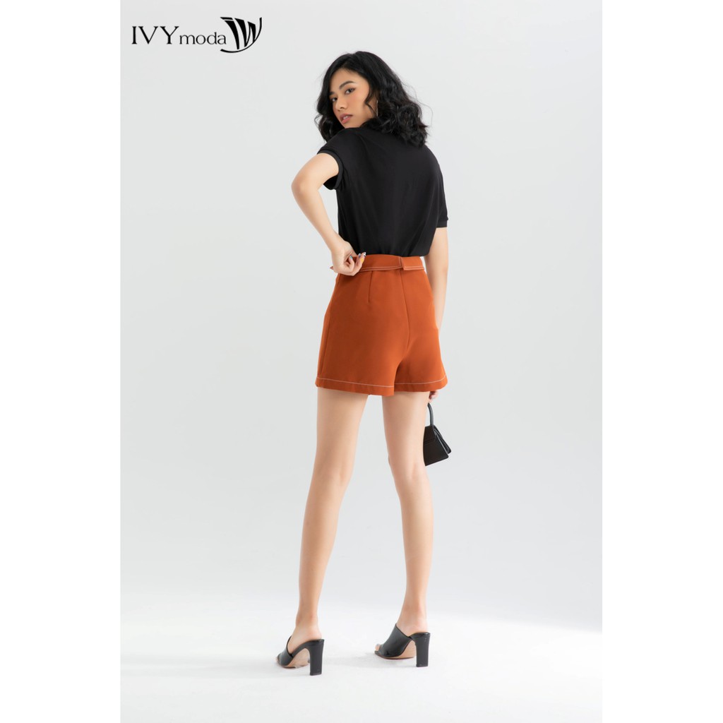 [Mã WABRSALE11 - 10% - ĐH từ 250K]Áo polo nữ thêu hình IVY moda MS 57T0032 | BigBuy360 - bigbuy360.vn