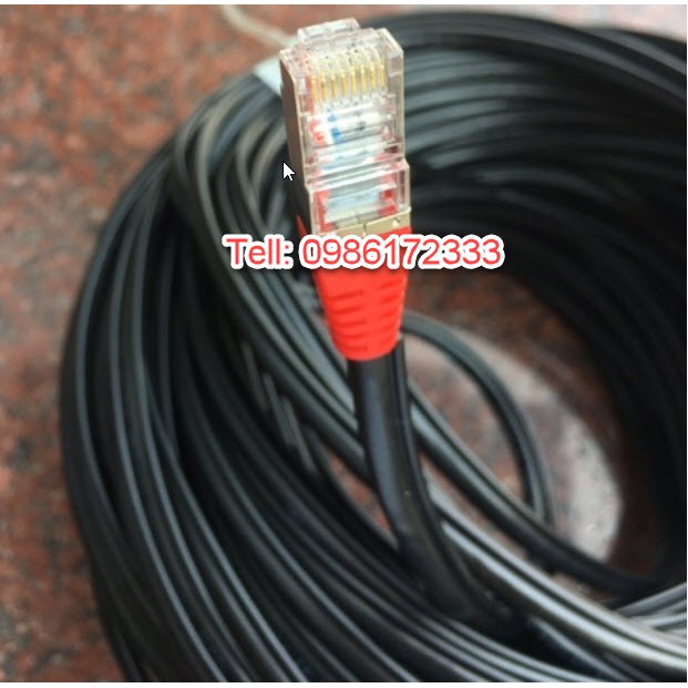 Dây mạng bấm sẵn ngoài trời  120m ,100m ,90m ,70m, 50m, 40m, 30m, 20m, 10m