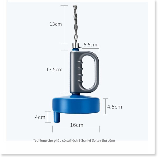 🇳 🇪 🇼®️ Máy thông tắc cống nhanh nhà bếp, nhà vệ sinh, xử lý tóc (10m)