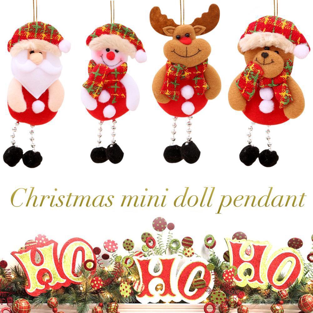 Phụ Kiện Treo Trang Trí Cây Thông Giáng Sinh Hình Ông Già Noel / Người Tuyết / Nai Sừng Tấm