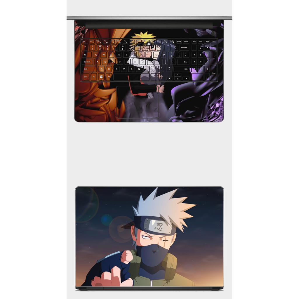 [SKIN NARUTO] Skin Laptop in hình anime Naruto. Đủ các dòng máy: Asus, Dell, Acer, Hp,...In hình theo yêu cầu