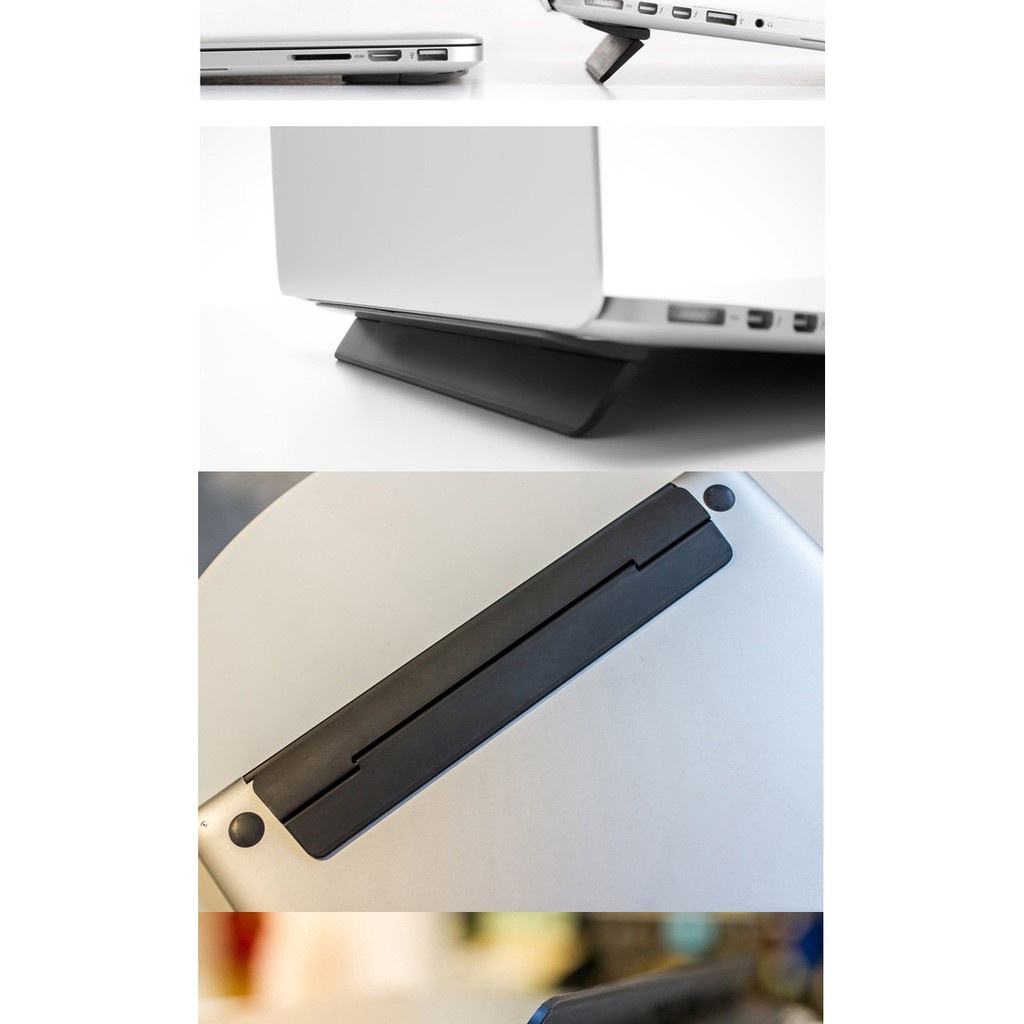 ❤️ KickFlip Đế Tản Nhiệt Laptop, Macbook ❤️ Siêu Mỏng Dạng Dán &amp; Gập Dưới Lưng Máy