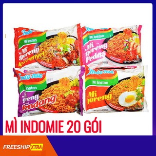 Mì Indomie vị Đặc Biệt Bò Cay Sườn Cay Nồng COMBO 20 GÓI x 80g Mỳ xào khô nhập khẩu từ Indo III