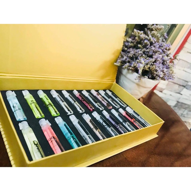 Hộp 20 chai nước hoa test mini hộp vàng | BigBuy360 - bigbuy360.vn