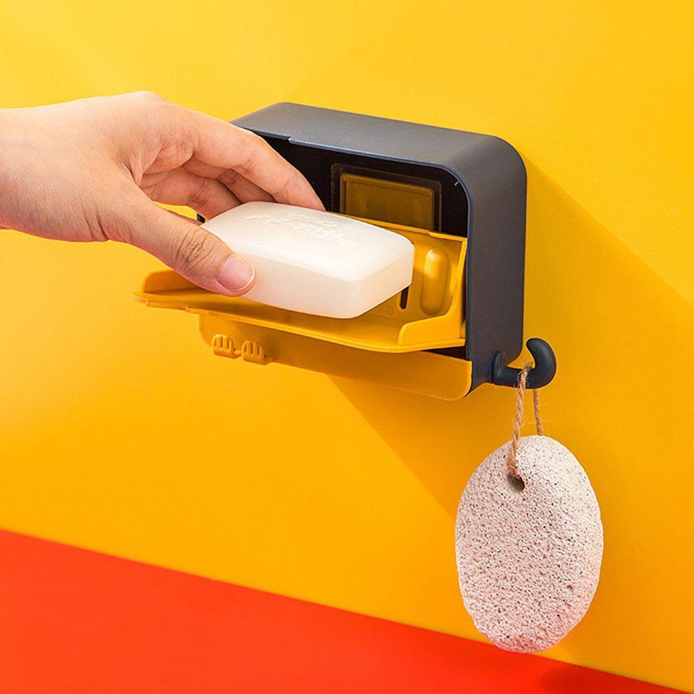 Hộp Đựng Xà Phòng Gắn Tường Bằng PP Họa Tiết Hoạt Hình Dễ Thương Chất Lượng Cao