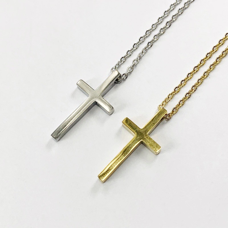 Vòng cổ thánh giá trơn 02