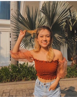 ÁO RỚT VAI TAY VOAN