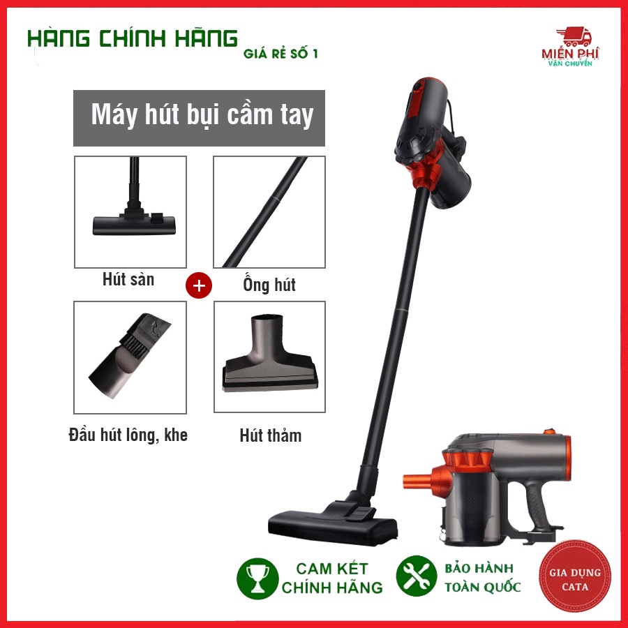 MÁY HÚT BỤI CẦM TAY, MÁY HÚT BỤI GIA ĐÌNH- Nhỏ gọn, tiện lợi, công suất lớn, hút sạch mọi vết bẩn !