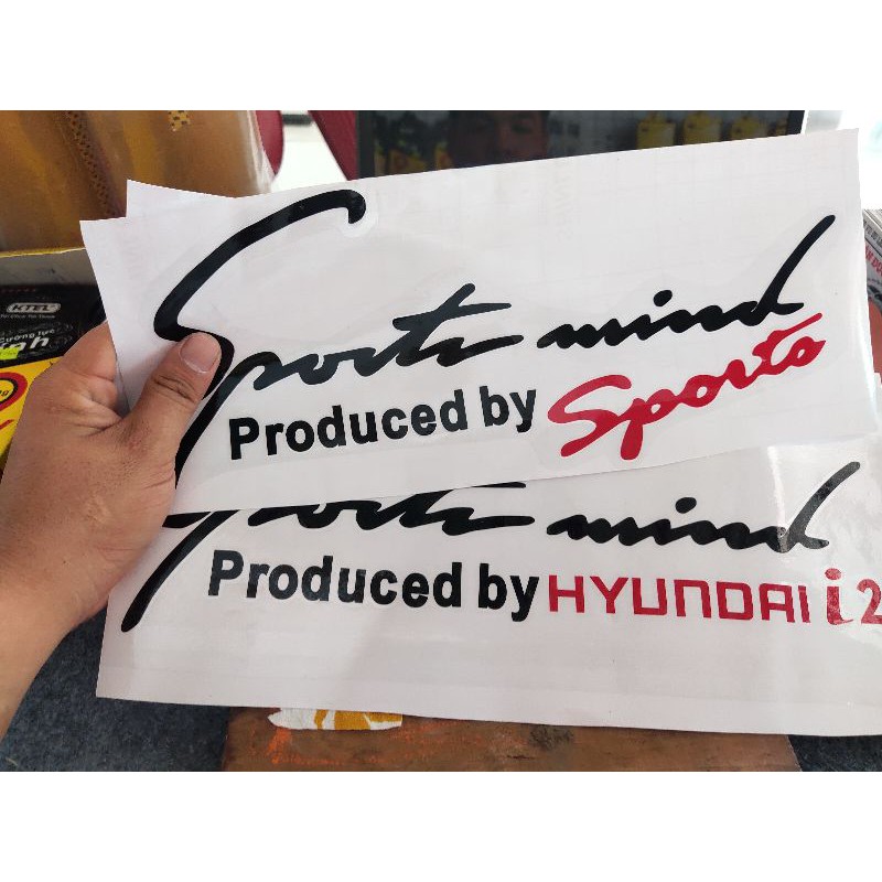 Tem sport mind trang trí ô tô cực đẹp