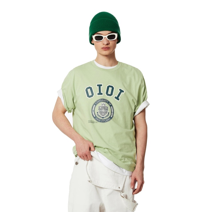 Áo thun OiOi Varisty Big Logo order chính hãng Hàn Quốc