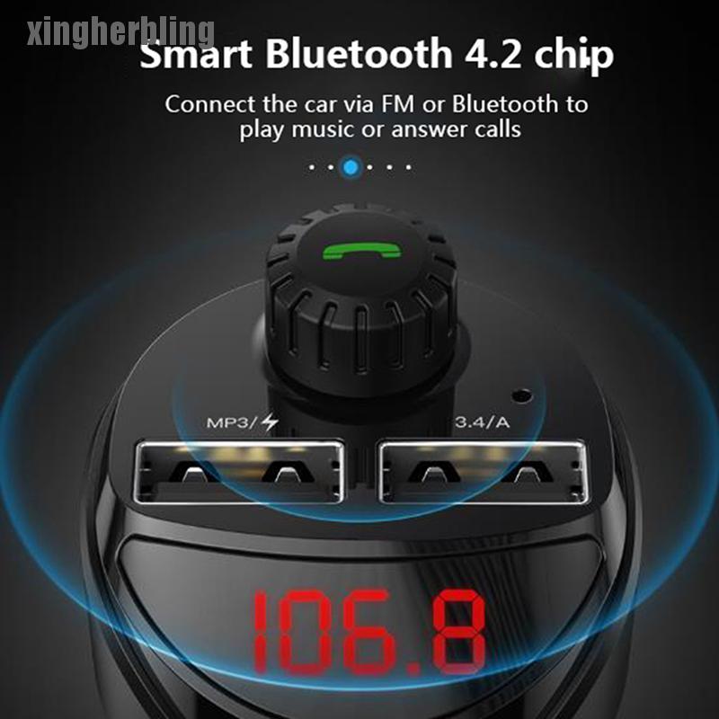 Tẩu Sạc Bluetooth Không Dây Cho Xe Hơi Xno