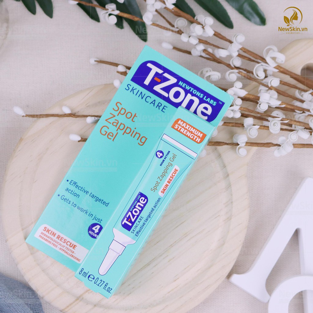 Gel chấm Mụn siêu tốc T Zone Skincare Spot Zapping Gel 8ml