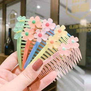 Lược cài tóc đính hoa đáng yêu cho cho bé - MS01