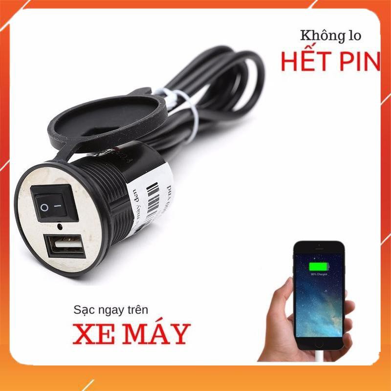 ❤️Deal Sốc❤️ Bộ chế sạc điện thoại gắn trên xe máy 206668