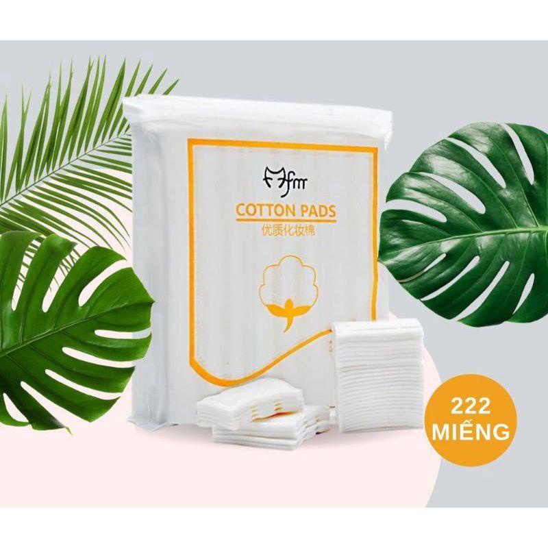 Bông tẩy trang 3 lớp Cotton Pads túi 222 miếng bản chính hãng