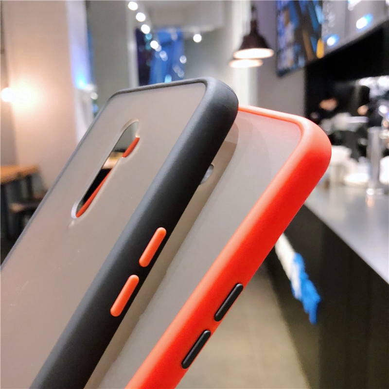 Ốp lưng 6 màu chống sốc chống bám vân tay cho Xiaomi Mi Redmi Note 9s 9T 9 6 7 8 Pro Max 7A 7S Y3