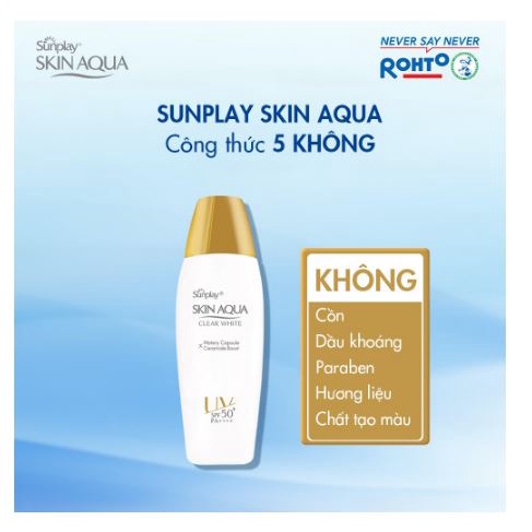 Kem chống nắng Sunplay Skin Aqua Clear White 25g