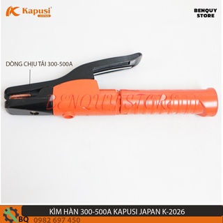 Kìm hàn 300-500a kapusi japan k-2026. đầu kẹp que hàn được nhiều kiểu: thẳng, chéo, 90 đô. kìm kẹp mat 300-500. hàn điện
