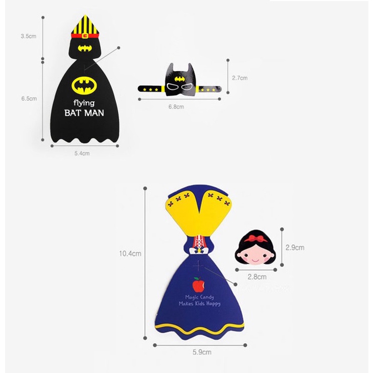 Bộ 30 Giá Đỡ Kẹo Mút Hình Công Chúa Tuyết Trang Trí Tiệc Sinh Nhật