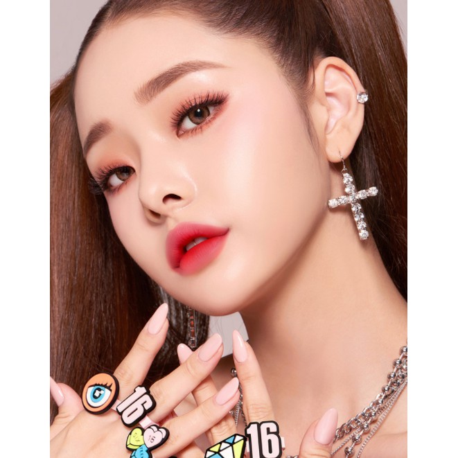 Son Kem Lì Sixteen 16, Mịn Môi, Lên Màu Chuẩn 16Brand Fruit Chu Tint 4.5g