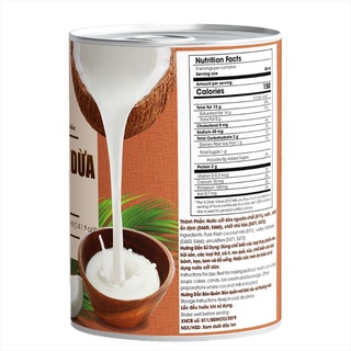 Nước Cốt Dừa Bến Tre Delta Coco 400ml
