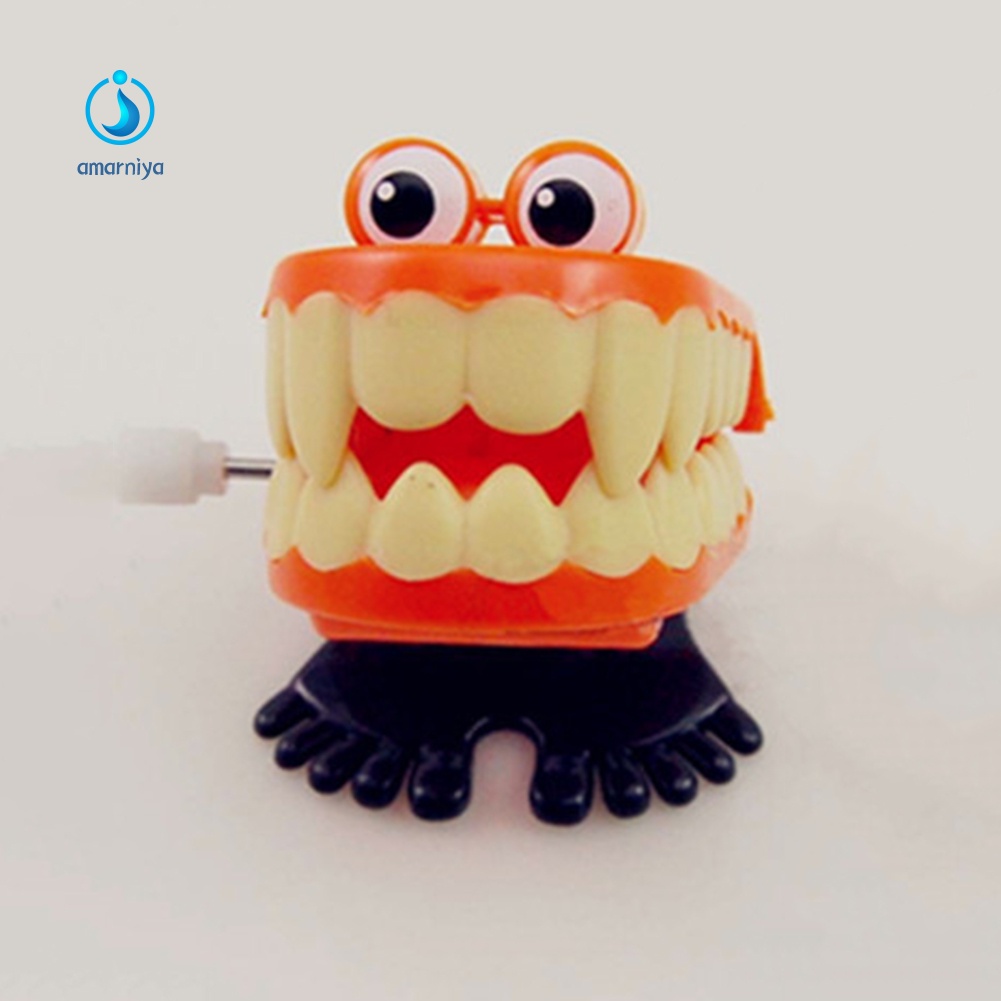 Đồ Chơi Lò Xo Hình Hàm Răng Hoạt Hình Vui Nhộn Cho Bé