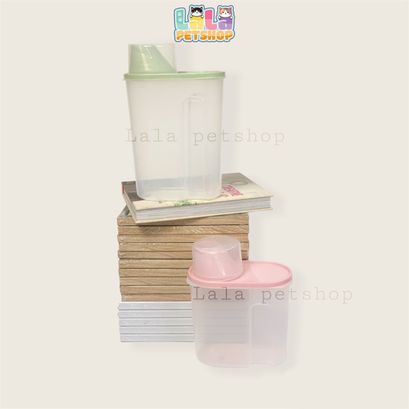 Hộp Đựng Bảo Quản Thức Ăn Cho Thú Cưng, Hạt Khô Cho Chó Mèo - LALA Pets Shop
