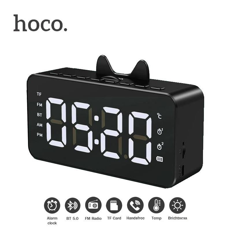 Loa Bluetooth Hoco HK7 Kiêm Đồng Hồ Báo Thức - BH Chính Hãng