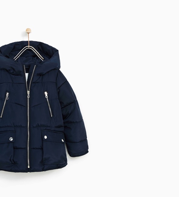 Áo phao Zara xuất xịn 6y