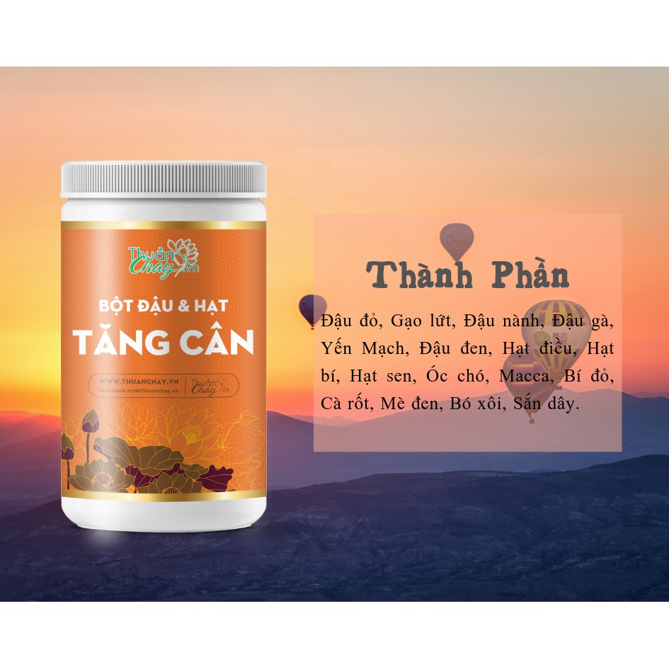 BỘT ĐẬU HẠT RAU CỦ TĂNG CÂN TỰ NHIÊN THUẦN CHAY | BigBuy360 - bigbuy360.vn