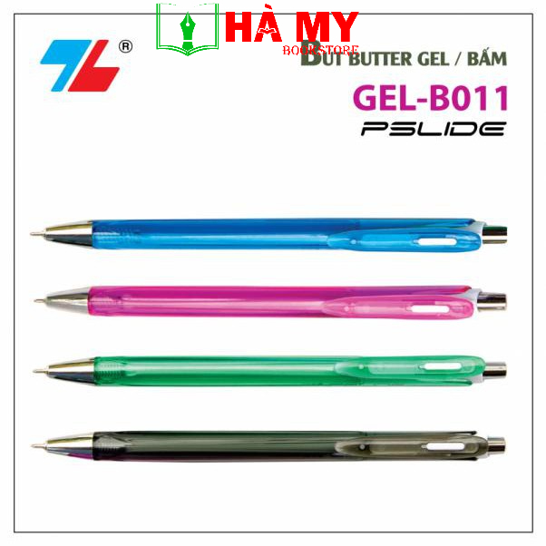 [Hỏa Tốc] Bút GEL-B011 Thiên Long màu Xanh/Đỏ/Đen Ngòi 0.5mm- Hàng chính hãng Thiên Long