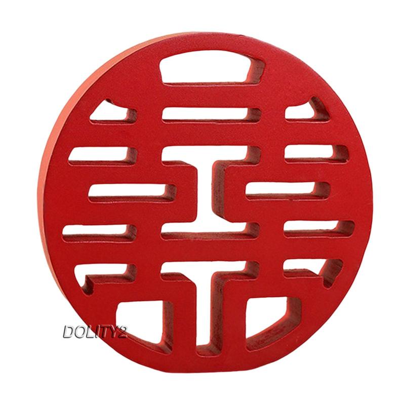 [Dolity2] Đồ Trang Trí Bàn Hạnh Phúc Đám Cưới Bằng Gỗ Phong Cách Trung Hoa