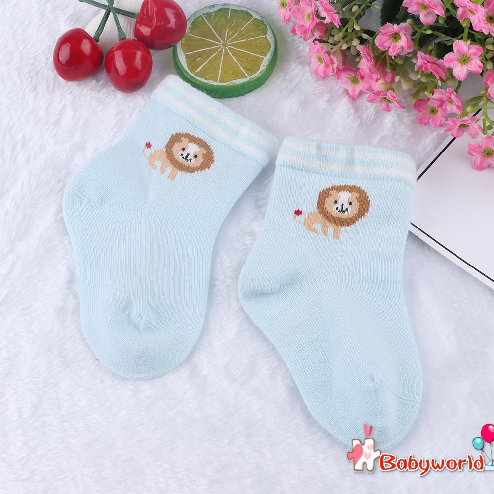 Vớ Cotton Hình Sư Tử Cho Bé Từ 6-12 Tháng Tuổi