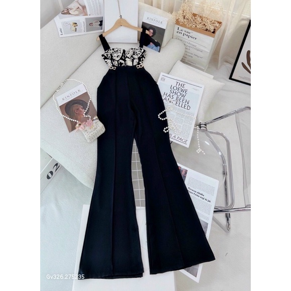 G1- sét áo ren quần loe GV326, GV325