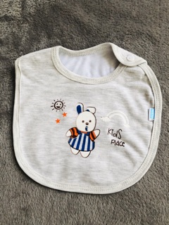 Yếm ăn dặm 100% cotton (Y001)