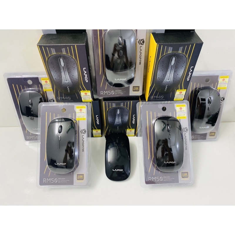 Chuột không dây Lapop RM40 , RM50 thiết kế thời trang, tinh tế