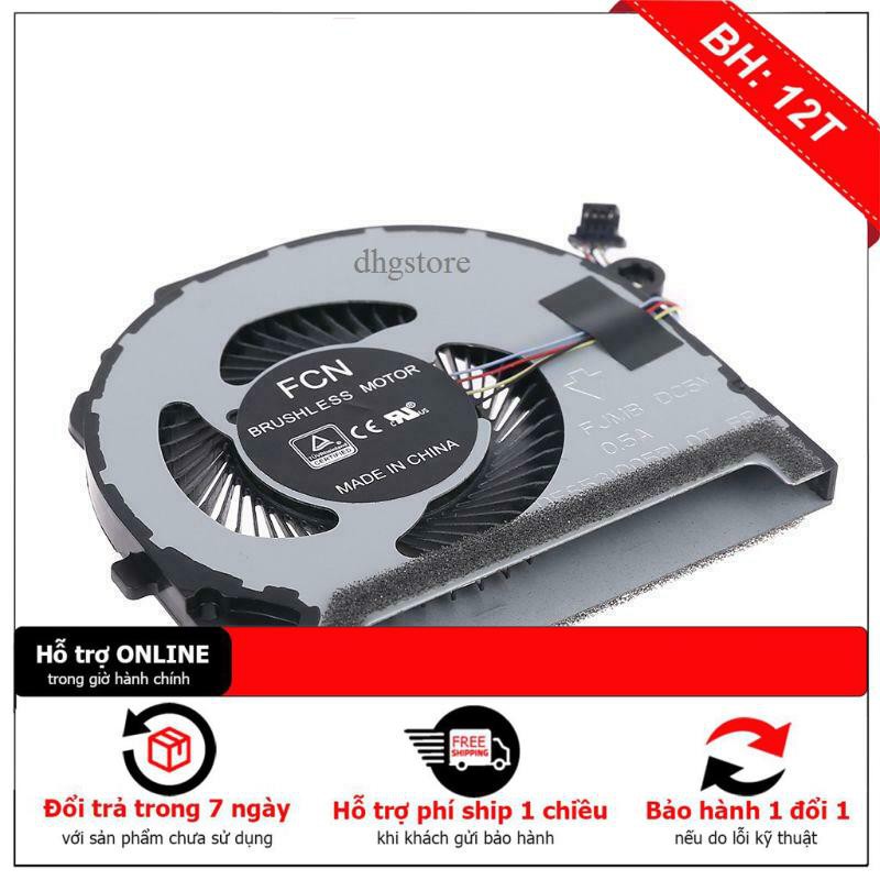 [BH12TH] Fan quạt tản nhiệt CPU laptop Dell Inspiron 13 5370 Vostro 14 5471