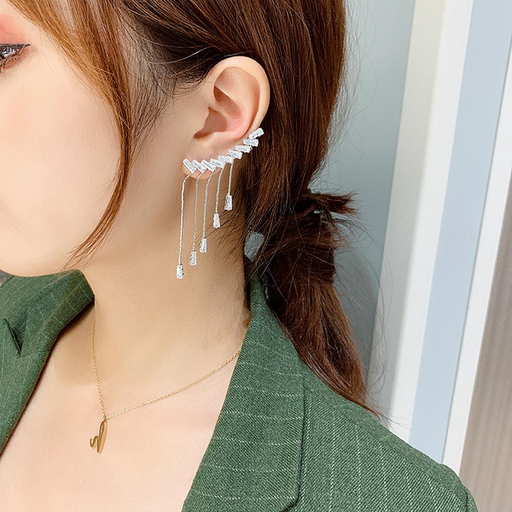 Khuyên Tai Dáng Dài Phong Cách Hàn Quốc Thời Trang Cho Nữ|Bông Tai Dáng Dài Thiết Kế Xinh Xắn Thời Trang Cho Nữ