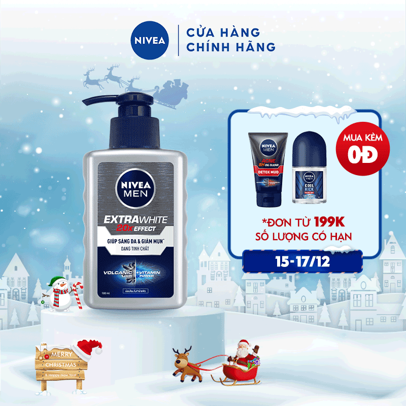 Sữa rửa mặt Nivea Men giúp sáng da vượt trội 100ml 83956