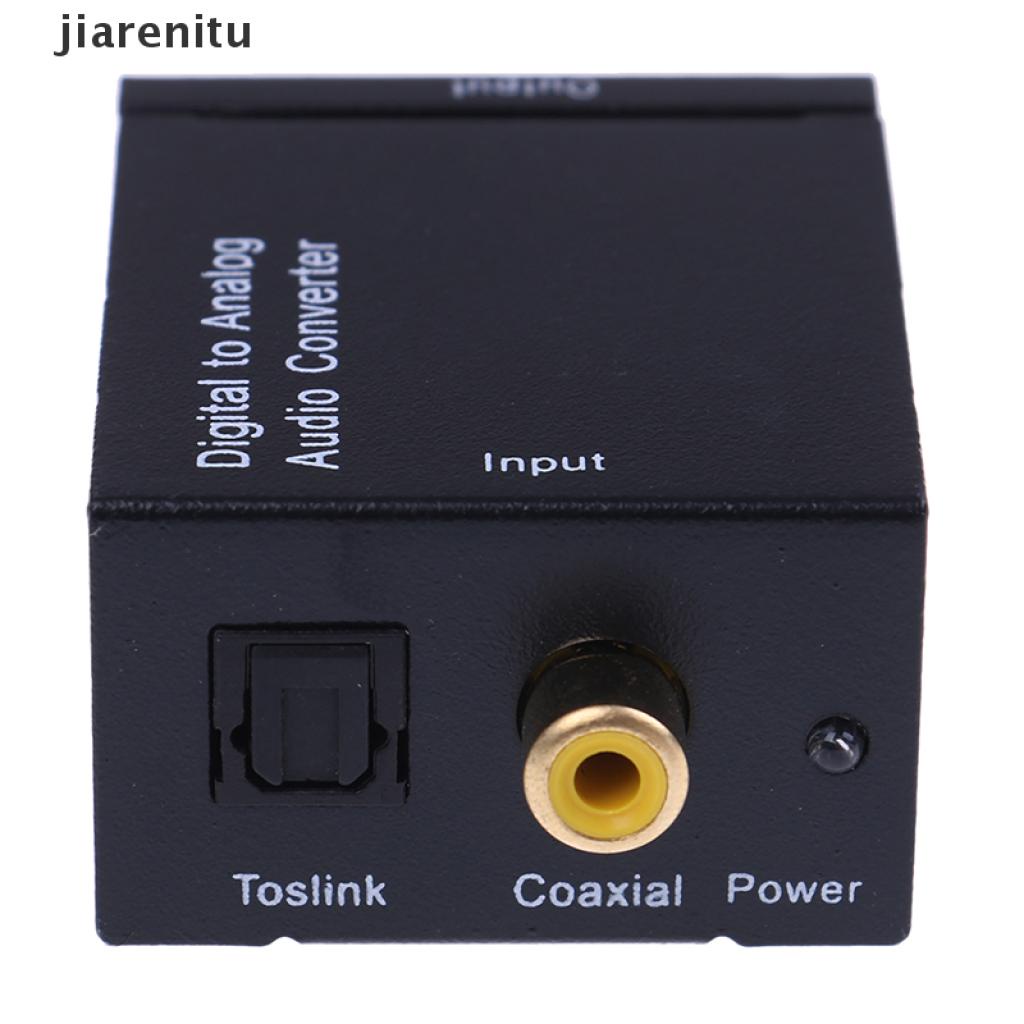 (hot*) Optical coaxial toslink digital to analog audio converter adapter RCA L/R jiarenitu