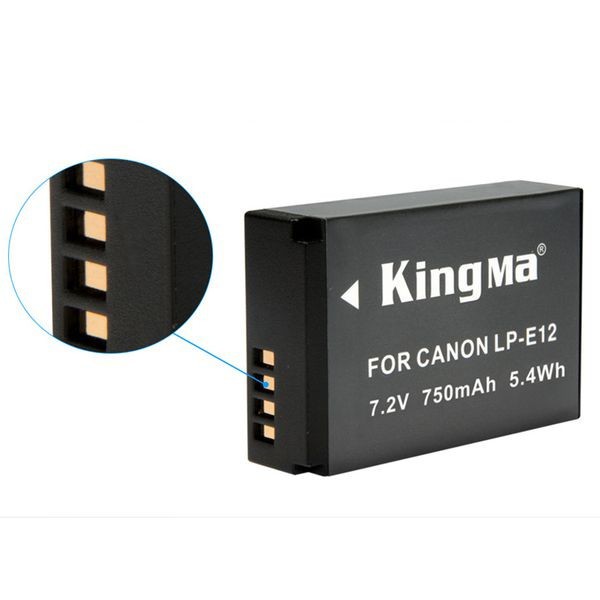 Bộ Pin Sạc KingMa LP-E12 Cho Máy Ảnh Canon