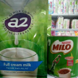 Combo sữa a2 và milo úc 1kg