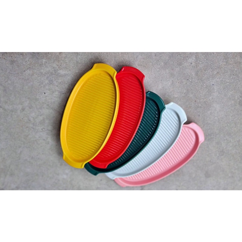Đĩa sứ bầu dục trang trí món ăn kiểu Bắc Âu, dĩa oval decor bàn ăn