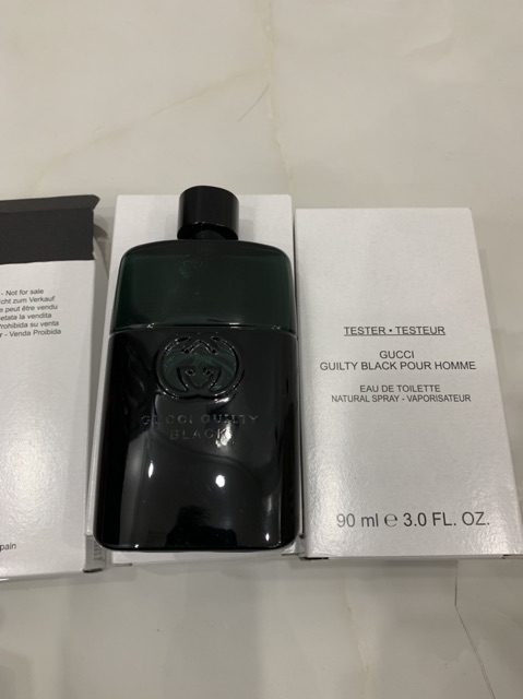 HOT [FreeShip] NUOC HOA CHINH HANG Nước hoa gucci guilty pour homme black tetser 90ml