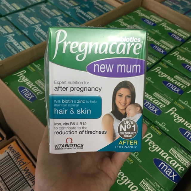 Vitamin lợi sữa cho mẹ sau sinh Pregnacare New Mum