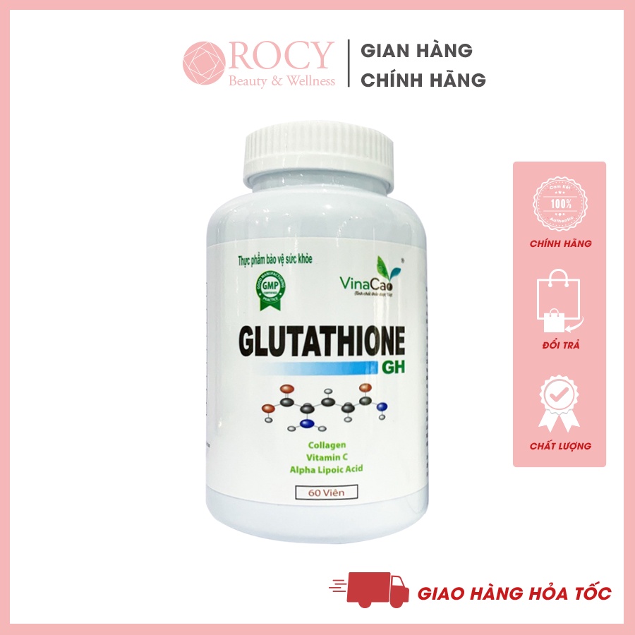 Viên Uống Trắng Da Glutathione 1200mg Collagen GH  (Hộp 60 Viên)