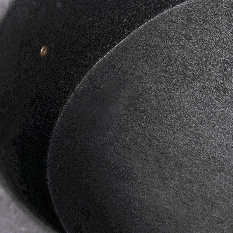 Mũ Jazz Bằng Kim Loại Màu Đen Phong Cách Cổ Điển Thời Trang Unisex