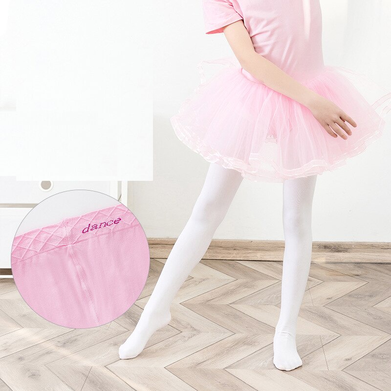 Quần Tất Múa Ba Lê Bằng Vải Nhung Mỏng Màu Đen Thời Trang Dành Cho Trẻ Em 1-15 Tuổi