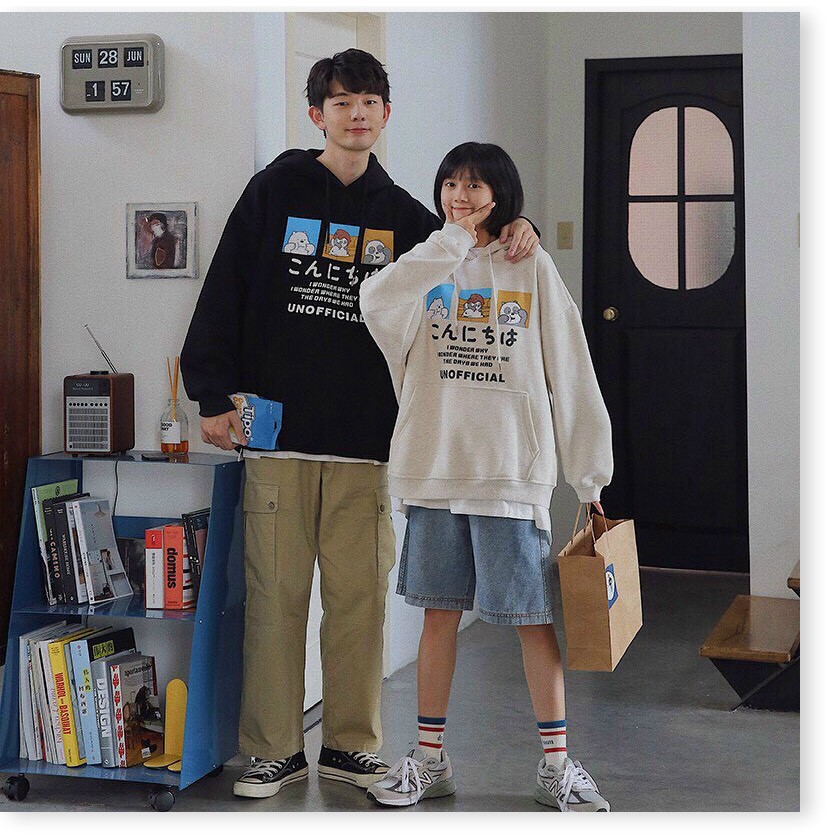 MN ÁO KHOÁC HOODIES NAM NỮ,CHẤT LIỆU VÃI NĨ THOÁNG MÁT,THIẾT KẾ HỌA TIẾT SIÊU XINH LANA FASHION