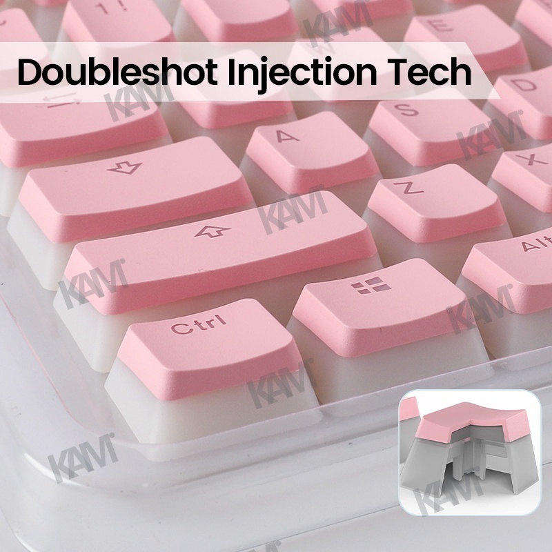 Bộ Phím Rời PBT OEM 108 Phím DIY Cho Bàn Phím Cơ 108 / 104 / 87 / 84 / 68 / 61 Ibcc RK61 GMMK Pro